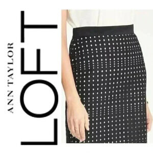 Ann Taylor LOFT 100% Cotton Eyelet Skirt